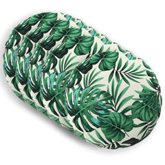 vidaXL Throw Pillow 6 pcs HEERLEN Leaf Pattern Dia. 40 cm Polyester 2