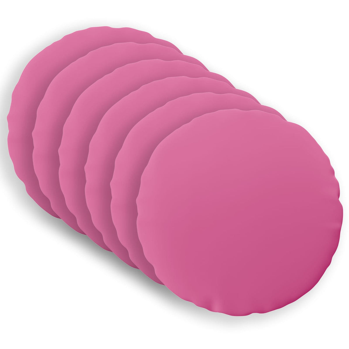 vidaXL Throw Pillow 6 pcs HEERLEN Pink Dia. 40 cm Polyester 2