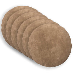 Throw Pillow HEERLEN Microfiber Fleece 6 pcs Taupe