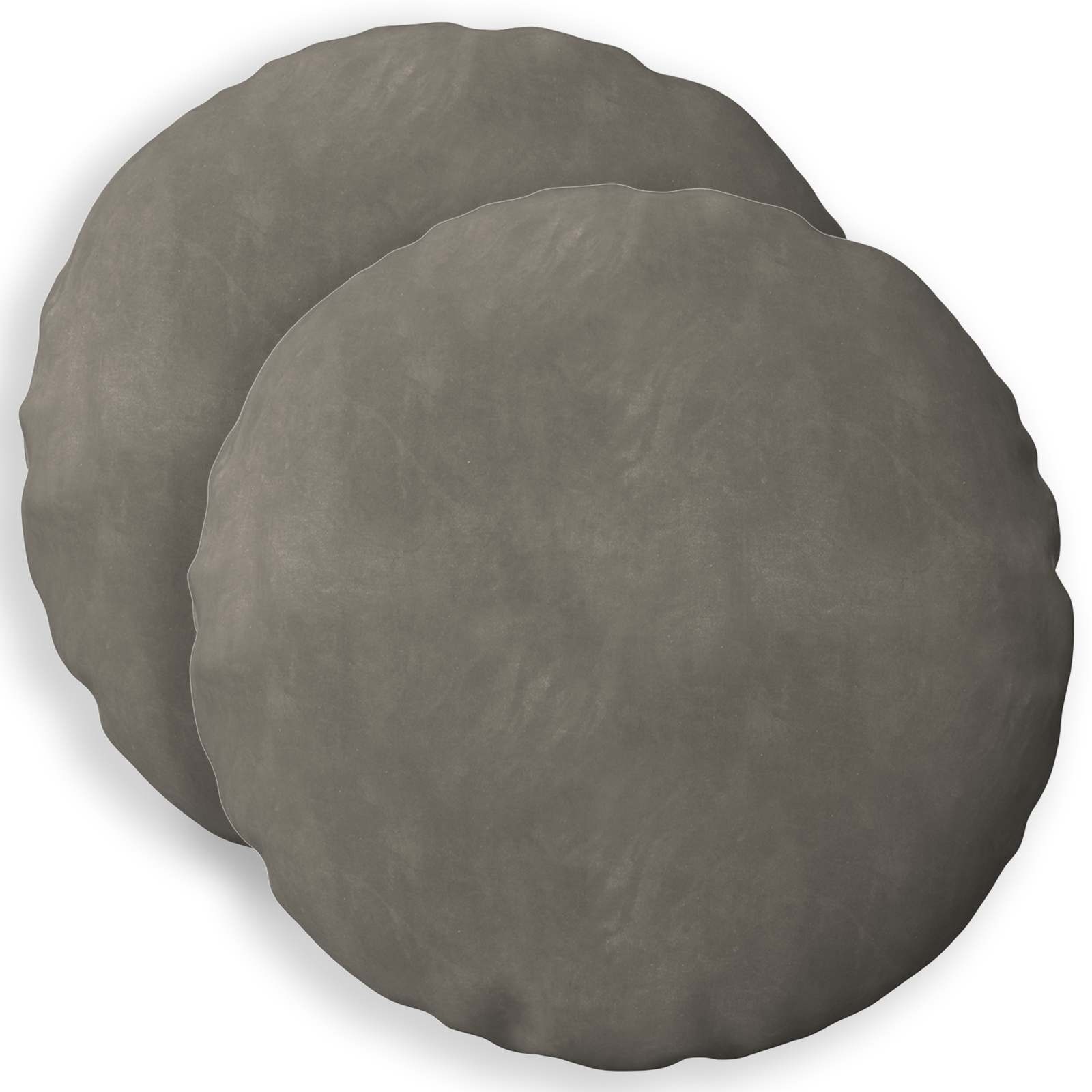 vidaXL Cushion with Pillow HEERLEN 2 pcs Light Grey Velvet 2
