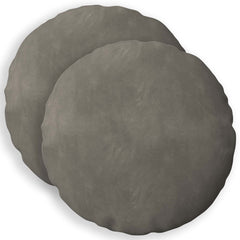 vidaXL Cushion with Pillow HEERLEN 2 pcs Light Grey Velvet 2