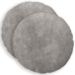vidaXL Cushion with Pillow HEERLEN 2 pcs Light Grey Microfiber Fleece 1