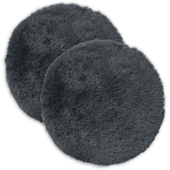 vidaXL Cushion with Pillow HEERLEN 2 pcs Anthracite PV Fleece 2