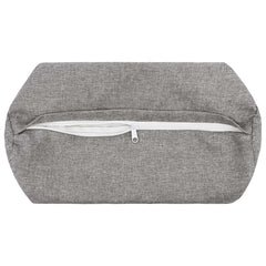 Throw Pillow HEERLEN Fabric 6 pcs Dia. 15 x 40 cm Cloud Grey
