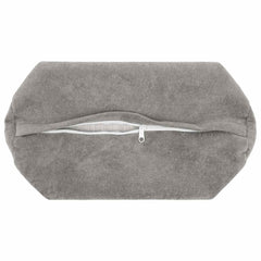 vidaXL Throw Pillow 6 pcs HEERLEN Light Grey Dia. 15 x 40 cm 4
