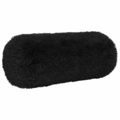 vidaXL Cushion with Pillow HEERLEN 6 pcs Black PV Fleece 3