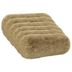 vidaXL Cushion with Pillow HEERLEN 6 pcs Light Grey PV Fleece 2