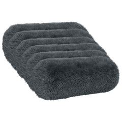 vidaXL Cushion with Pillow HEERLEN 6 pcs Anthracite PV Fleece 2