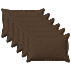 vidaXL Cushion with Pillow HOUTEN 6 pcs Brown Faux Linen 2