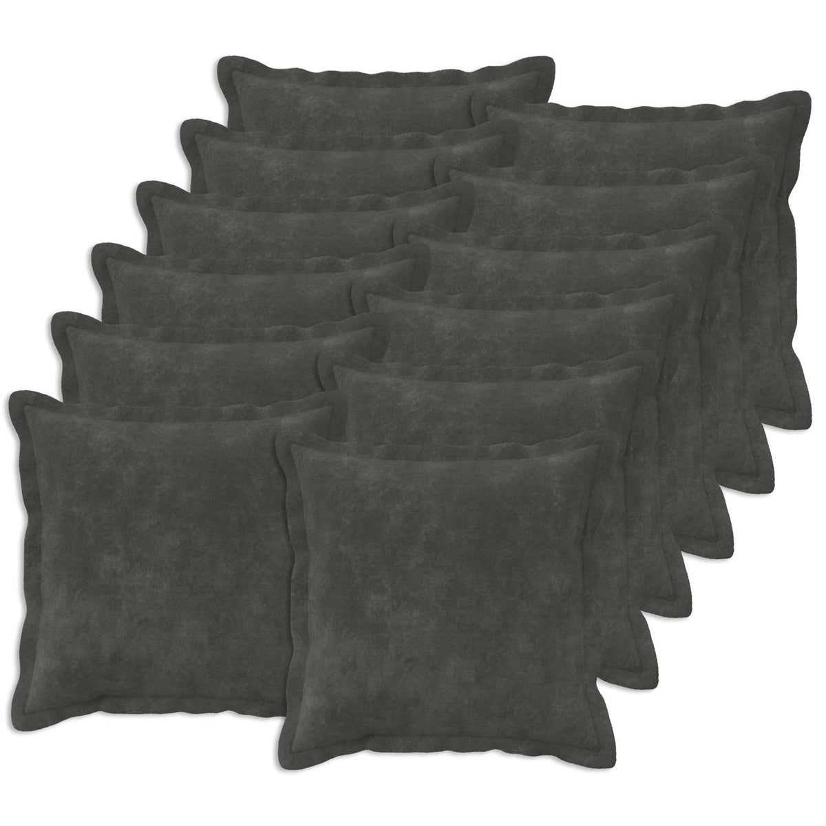 Cushion Pillow HOUTEN Microfiber Fleece Width Anthracite