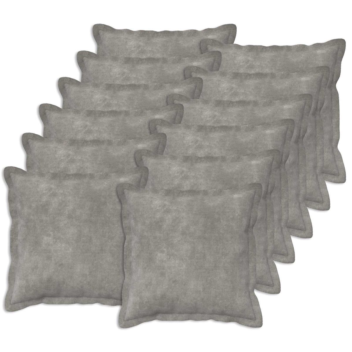 Cushion Pillow HOUTEN Microfiber Fleece Width Light grey