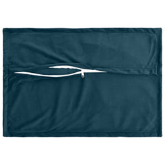 vidaXL Cushion with Pillow HOUTEN 6 pcs Blue Velvet 4