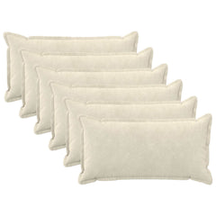 Throw Pillow HOUTEN Microfiber Fleece Cream