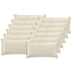 Cushion with Pillow HOUTEN Microfiber Fleece 12 pcs Width 40 cm Cream 80 cm