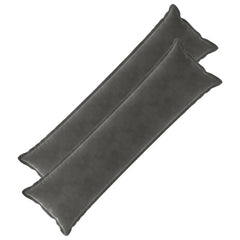 vidaXL Cushion with Pillow HOUTEN 2 pcs Dark Grey Velvet 2