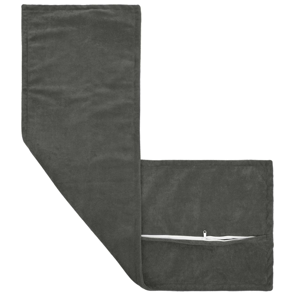 vidaXL Throw Pillow HOUTEN Anthracite 40 x 145 cm Microfiber Fleece 3
