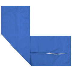 vidaXL Cushion with Pillow HOUTEN Royal Blue 40 x 145 cm Polyester 5