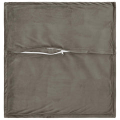 vidaXL Cushion with Pillow HOUTEN 6 pcs Light Grey Velvet 4