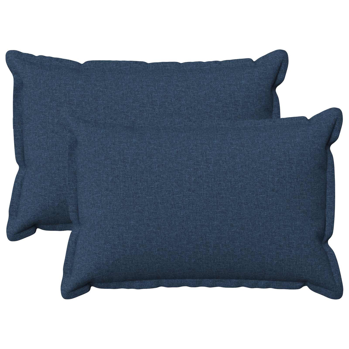 vidaXL Cushion with Pillow HOUTEN 2 pcs Blue Faux Linen 2
