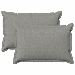 vidaXL Cushion with Pillow HOUTEN 2 pcs Cloud Grey Faux Linen 2