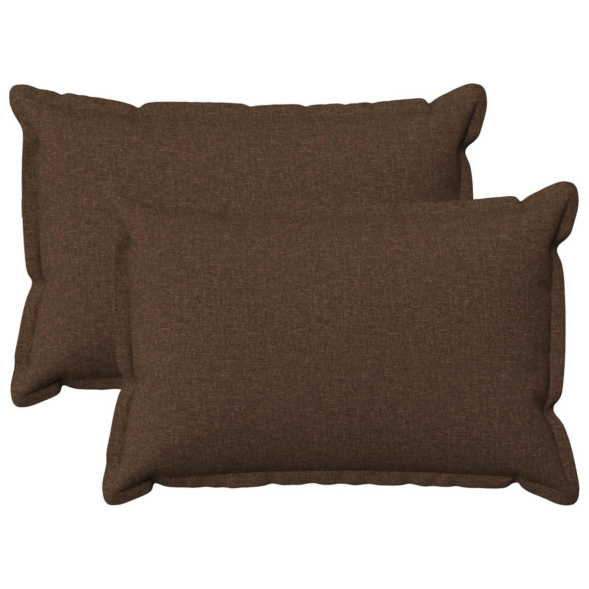 vidaXL Cushion with Pillow HOUTEN 2 pcs Brown Faux Linen 2