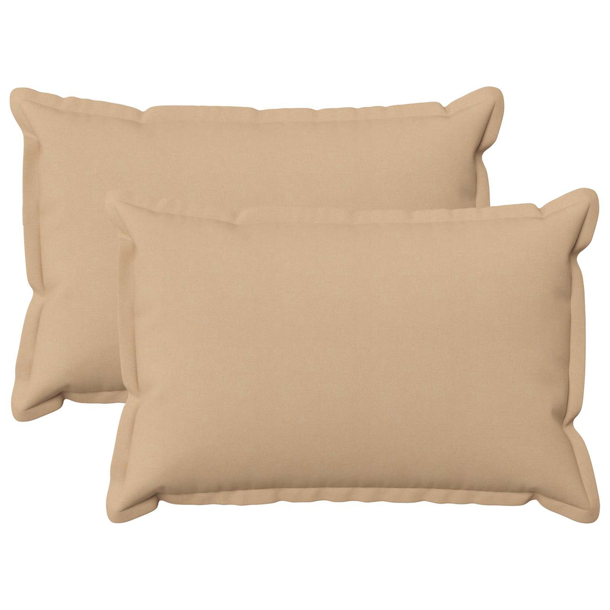 vidaXL Cushion with Pillow HOUTEN 2 pcs Cream Faux Linen 2