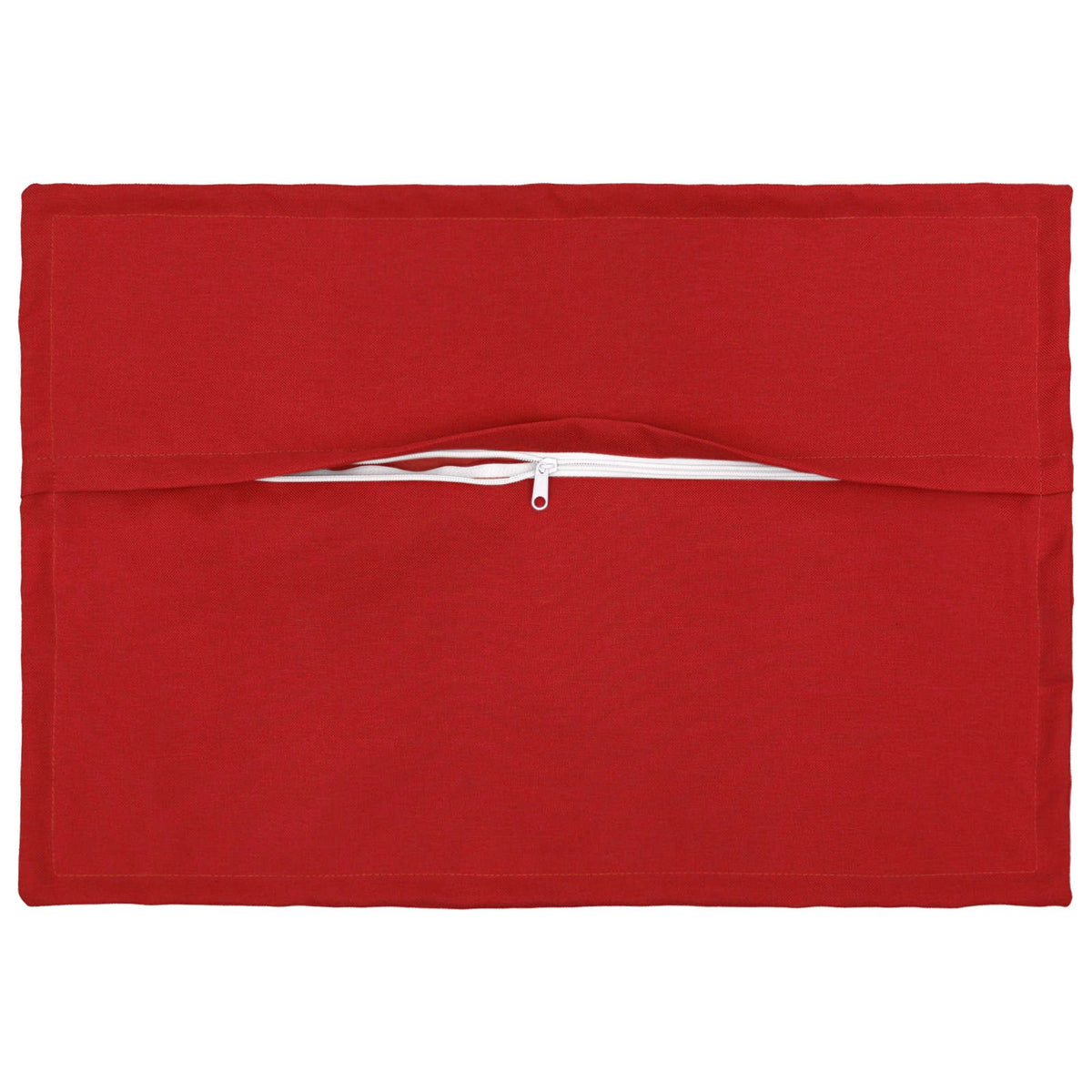 vidaXL Cushion with Pillow HOUTEN 2 pcs Red Faux Linen 4