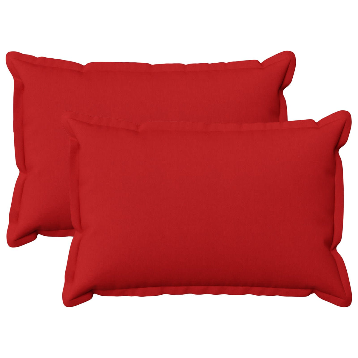 vidaXL Cushion with Pillow HOUTEN 2 pcs Red Faux Linen 2