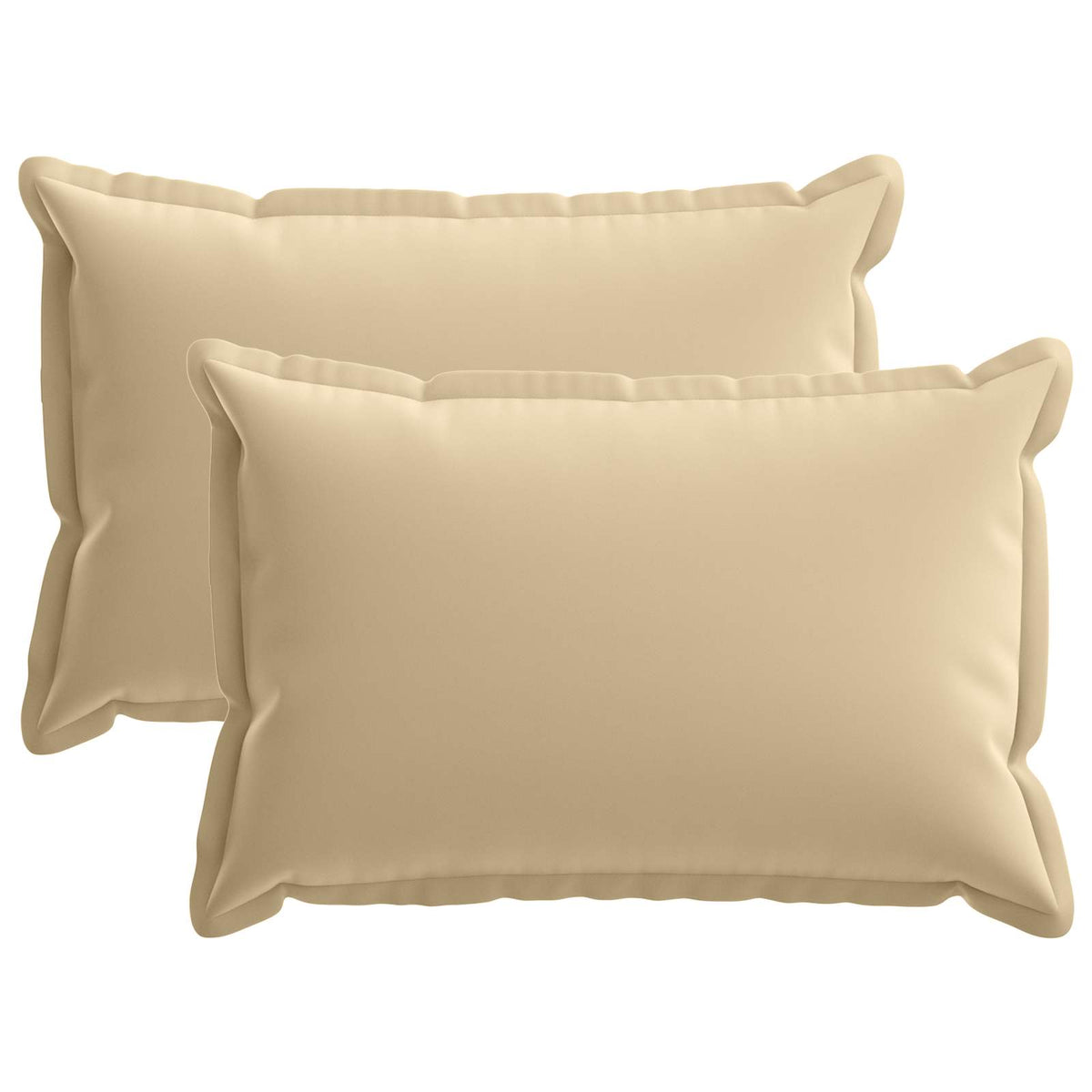 vidaXL Throw Pillow 2 pcs HOUTEN Beige 50 x 70 cm Polyester 2