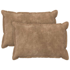 Throw Pillow HOUTEN Taupe Microfiber Fleece