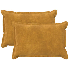 Throw Pillow HOUTEN Yellow Microfiber Fleece