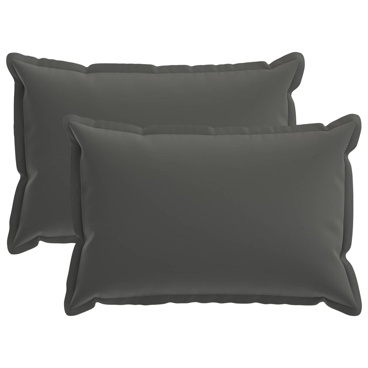 vidaXL Throw Pillow 2 pcs HOUTEN Anthracite 50 x 75 cm Polyester 2