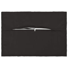 vidaXL Throw Pillow 2 pcs HOUTEN Black 50 x 75 cm Polyester 4