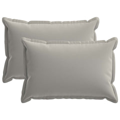 vidaXL Throw Pillow 2 pcs HOUTEN Grey 50 x 75 cm Polyester 2