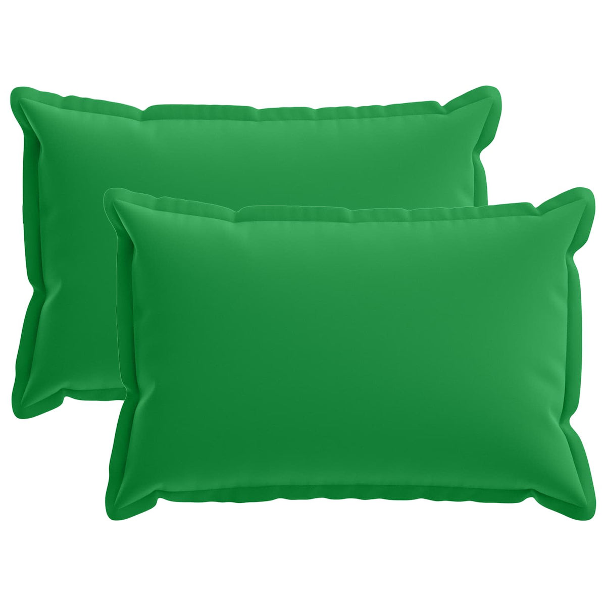 vidaXL Throw Pillow 2 pcs HOUTEN Green 50 x 75 cm Polyester 2