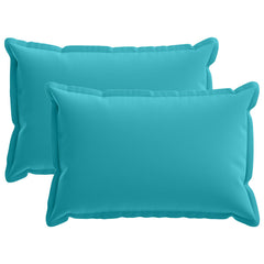 vidaXL Throw Pillow 2 pcs HOUTEN Turquoise 50 x 75 cm Polyester 2
