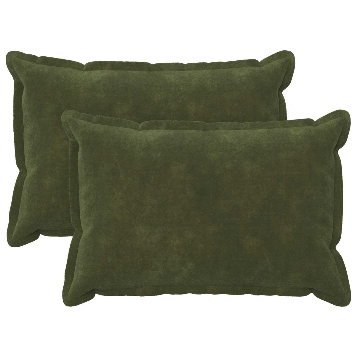 Throw Pillow HOUTEN Green Microfiber Fleece