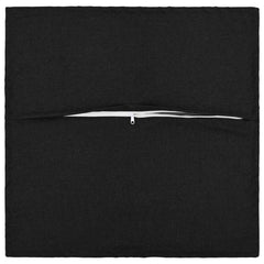 vidaXL Cushion with Pillow HOUTEN 2 pcs Black Faux Linen 4