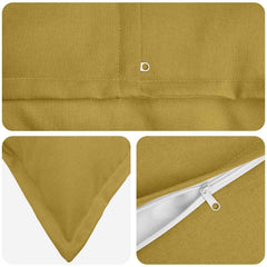 vidaXL Cushion with Pillow HOUTEN 2 pcs Light Green Faux Linen 5