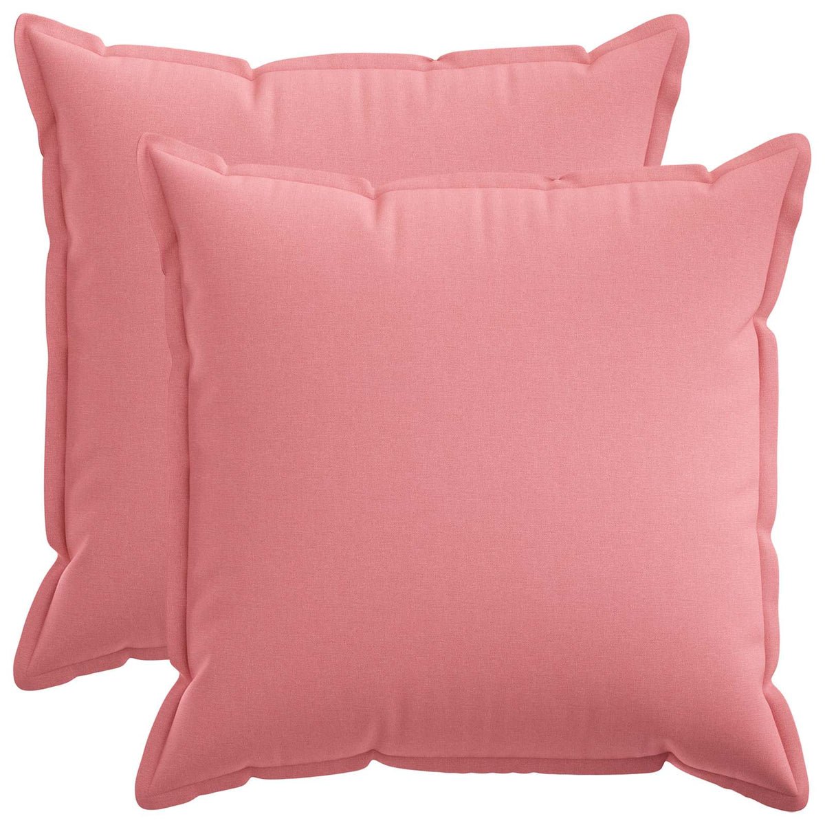 vidaXL Cushion with Pillow HOUTEN 2 pcs Pink Faux Linen 2