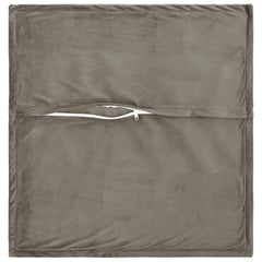 vidaXL Cushion with Pillow HOUTEN 2 pcs Light Grey Velvet 4