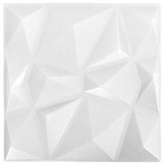 vidaXL Wall Panels 48 pcs 50 x 50 cm Diamond White XPS Foam 4
