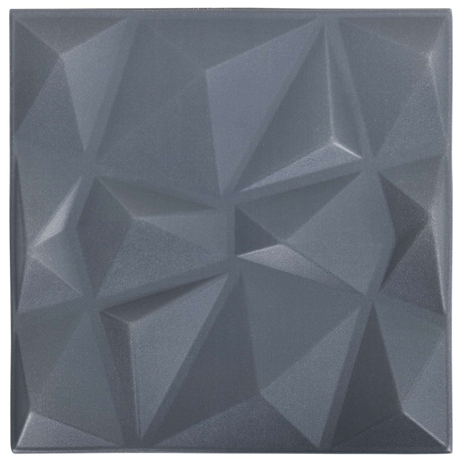 vidaXL Wall Panels 24 pcs 50 x 50 cm Diamond Grey XPS Foam 4
