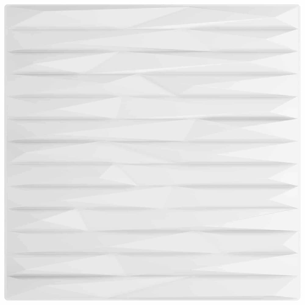 Wall Panels 50 x 50 cm XPS Foam 24 pcs White stone