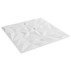 Wall Panels 50 x 50 cm XPS Foam 48 pcs White