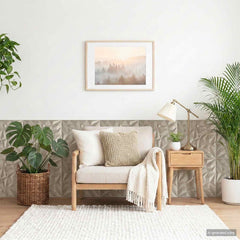 vidaXL Wall Panels 24 pcs 50 x 50 cm Amethyst Beton XPS Foam 1