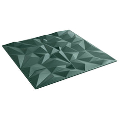 vidaXL Wall Panels 24 pcs 50 x 50 cm Amethyst Green XPS Foam 2
