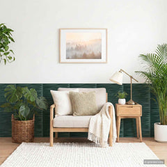 vidaXL Wall Panels 12 pcs 50 x 50 cm Stone Green XPS Foam 1