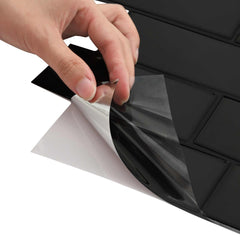 vidaXL Decorative Stickers 20 pcs Black 29 x 21 cm 6