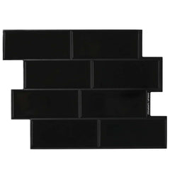 vidaXL Decorative Stickers 20 pcs Black 29 x 21 cm 1